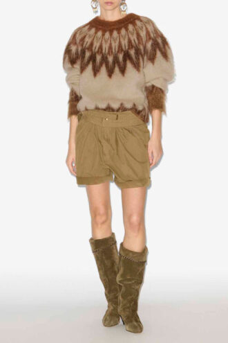 Jersey Natania con estampado Fair Isle de mohair