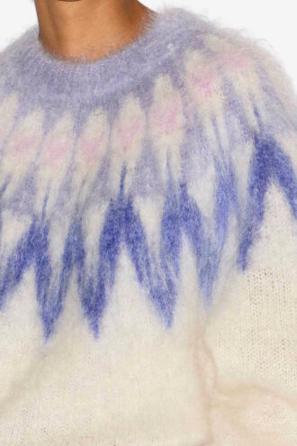 Jersey Natania con estampado Fair Isle de mohair