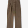 Pantalones de trabajo fluidos de algodón y lino Nadine