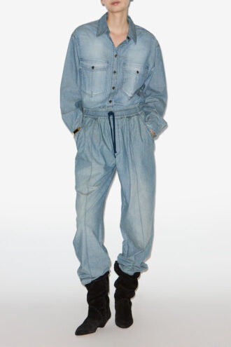 Pantalones fluidos de cambray Catalia