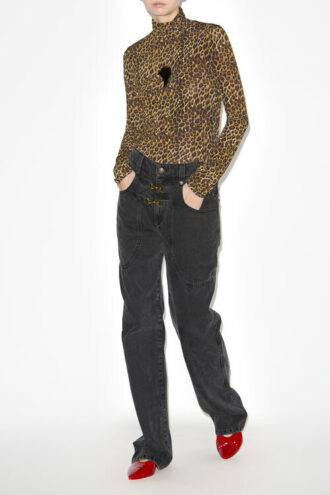 Pantalones vaqueros de talle alto Brinley