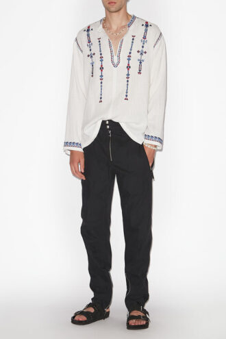 Pantalones Yilsen con cremalleras
