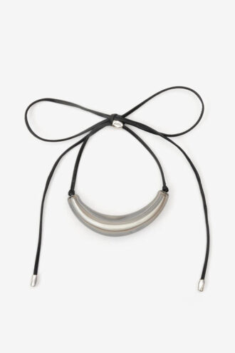 Pulsera de cuero Oyan con cuenta oversize