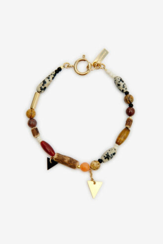 Pulsera Yulian de piedra, madera y colgantes Pulsera Yulian de piedra, madera y colgantes