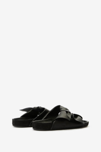 Sandalias de cuero con lazo Lennyo