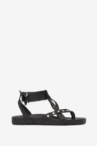Sandalias Silya de piel plena flor