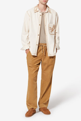 Sobrecamisa Rudy con bordado floral