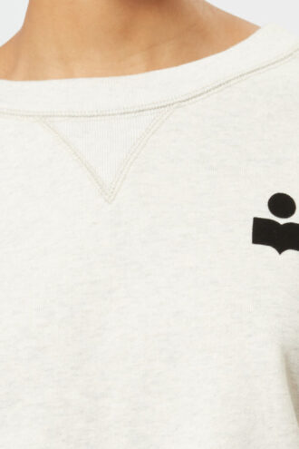 Sudadera corta con estampado del logotipo Margo