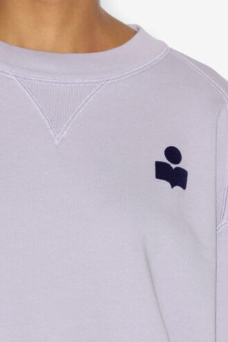 Sudadera corta de algodón Margo con logotipo