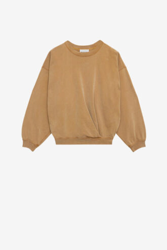 Sudadera de algodón lavado Sauria