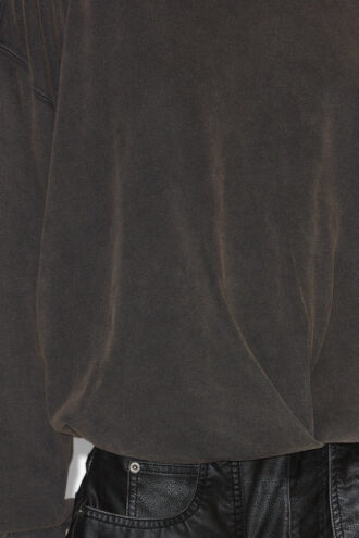 Sudadera de algodón lavado Sauria