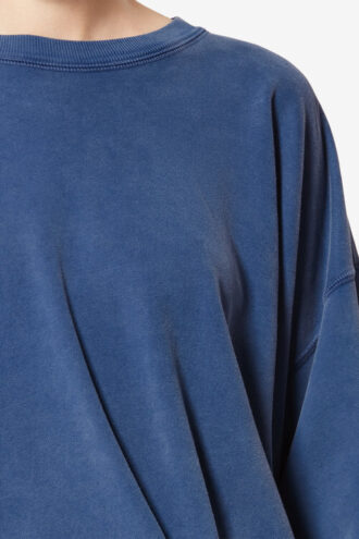 Sudadera de algodón lavado Sauria