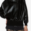 Sudadera de cuero Cendrine