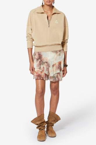 Sudadera Ross de algodón con cuello alto