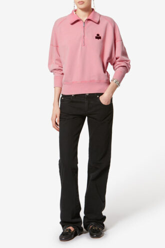 Sudadera Ross de algodón con cuello alto