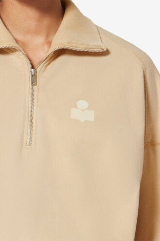Sudadera Ross de algodón con cuello alto