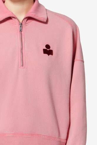 Sudadera Ross de algodón con cuello alto