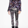Top Dabia en terciopelo estampado