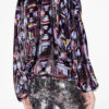 Top Dabia en terciopelo estampado