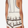Top de gasa bordado Kourtney