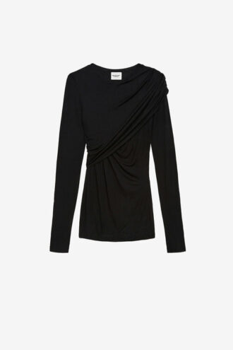Top de jersey drapeado Dressi