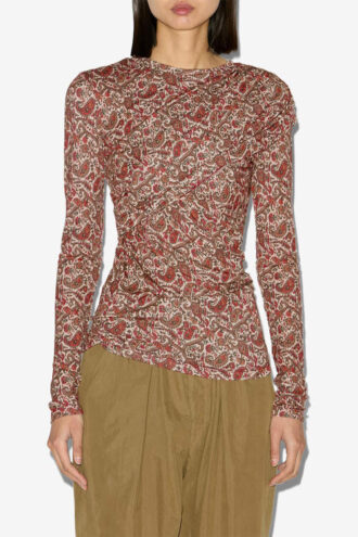 Top de jersey drapeado Dressi