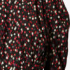 Top de seda con estampado de lunares Zarga