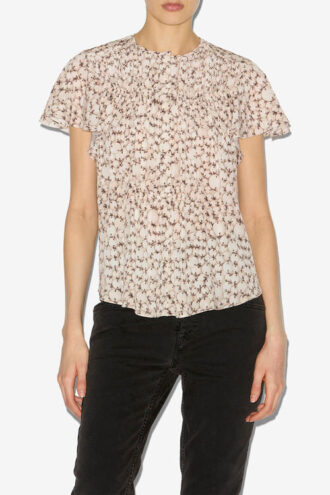 Top de seda estampado Synda