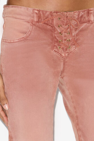 Vaqueros de denim con cordones Vanel
