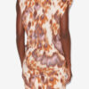 Vestido camiseta asimétrico de jersey con estampado acuarela Leany