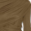 Vestido corto drapeado de jersey Denise