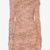 Vestido corto drapeado de jersey Denise