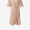 Vestido corto estampado de muselina Vivienne