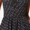 Vestido Dryna de algodón orgánico estampado con tirantes