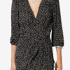 Vestido fluido con estampado origami Daylia