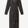 Vestido fluido con estampado origami Daylia