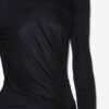 Vestido largo drapeado de jersey Jelina