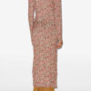 Vestido largo drapeado de jersey Jelina