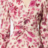 Vestido largo estampado de seda elástica Albini