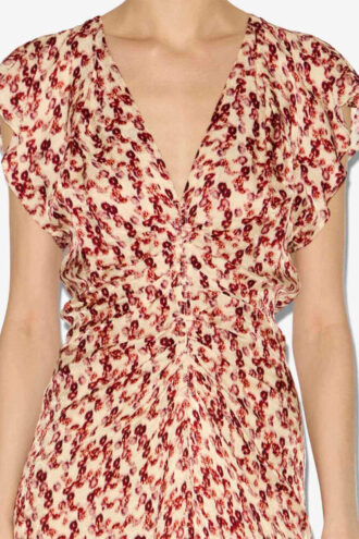 Vestido midi estampado Lyndsay en jacquard