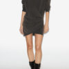 Vestido sudadera drapeado Pipper