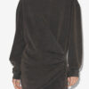 Vestido sudadera drapeado Pipper
