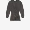 Vestido sudadera drapeado Pipper